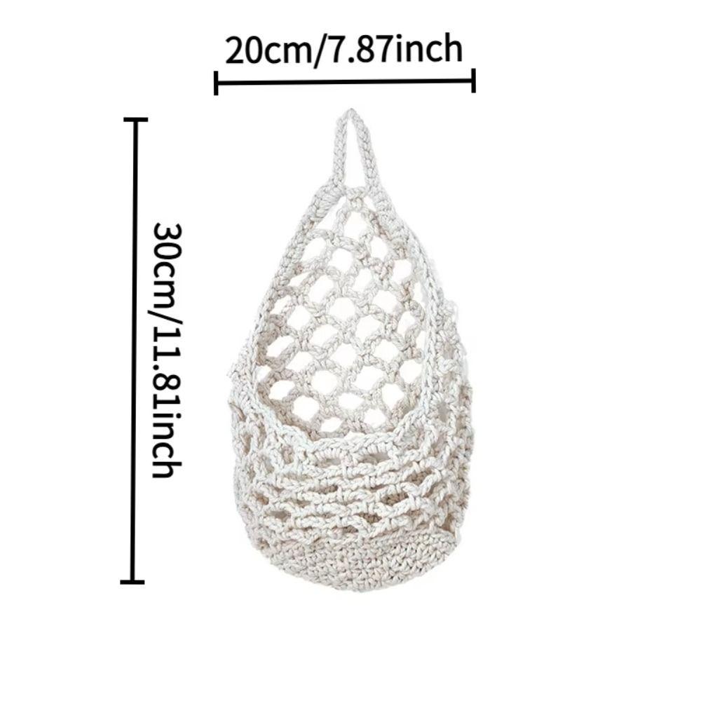 Portable Fruit Net Bag Eco-Friendly Pantry Organizer Storage Organizer Home Storage Kitchen Storage Vegetable Basket Kitchen Use