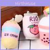 Adorável Brinquedo de Pelúcia Chá de Limão Rosa com Enchimento Macio de Algodão PP Para Chaveiros e Mochilas