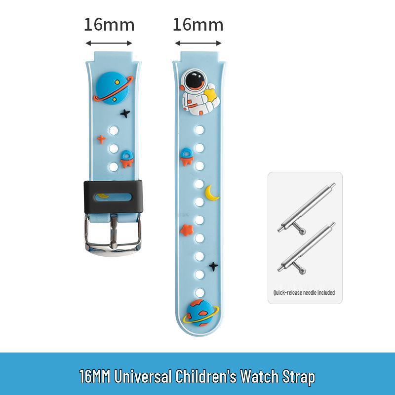 

Сумісний із підробленим брендовим дитячим годинником-телефоном – силіконовий ремінець 16 мм не підходить для годинника Xiaotiancai.