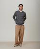 PINBLACK (Men) Classic Cotton Double-Pleat Chino Pants Beige