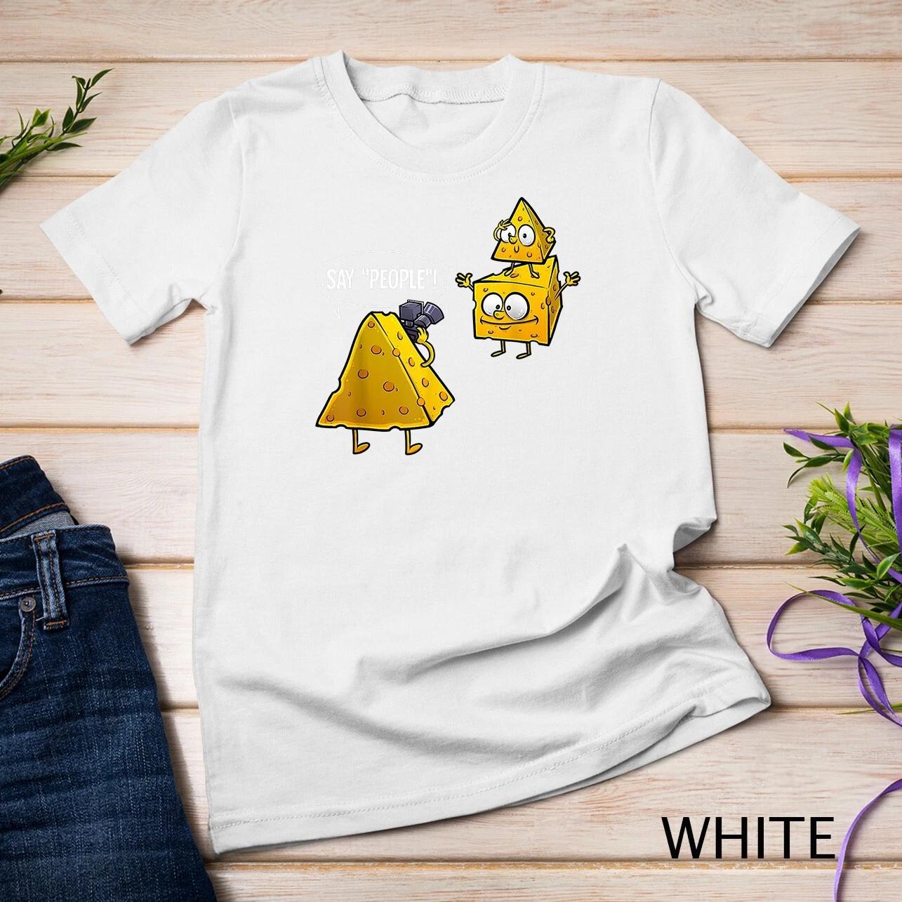 Cool Photography Gift Men Women Cheese Photographer Lovers Unisex T-shirt L