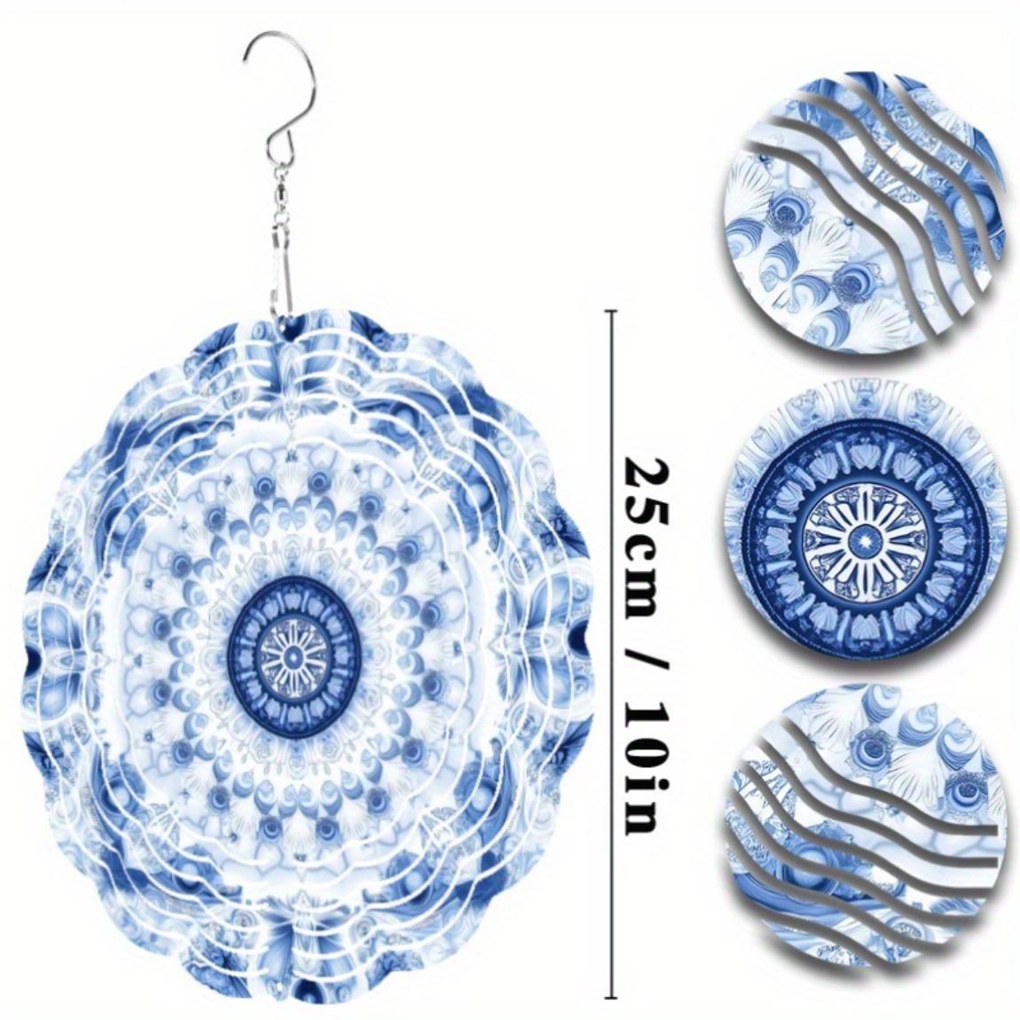 

10 Inch Hanging Wind Chime with Dreamy Theme Design Rotating Art for Lawn Garden Spring Summer Decor Elegant Gift for Relatives Friends 01A