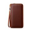Men's PU Leather Long Wallet With Zipper Coin Purse Pocket Money Clip Clutch Vintage Large Capacity Male Short Money Purse Card Holder