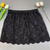 Four Seasons Women's Lace Mini Skirt with Embroidery - Fashionable Layer for Leggings, Sweatshirts, or Sweaters - Butt Covering Design