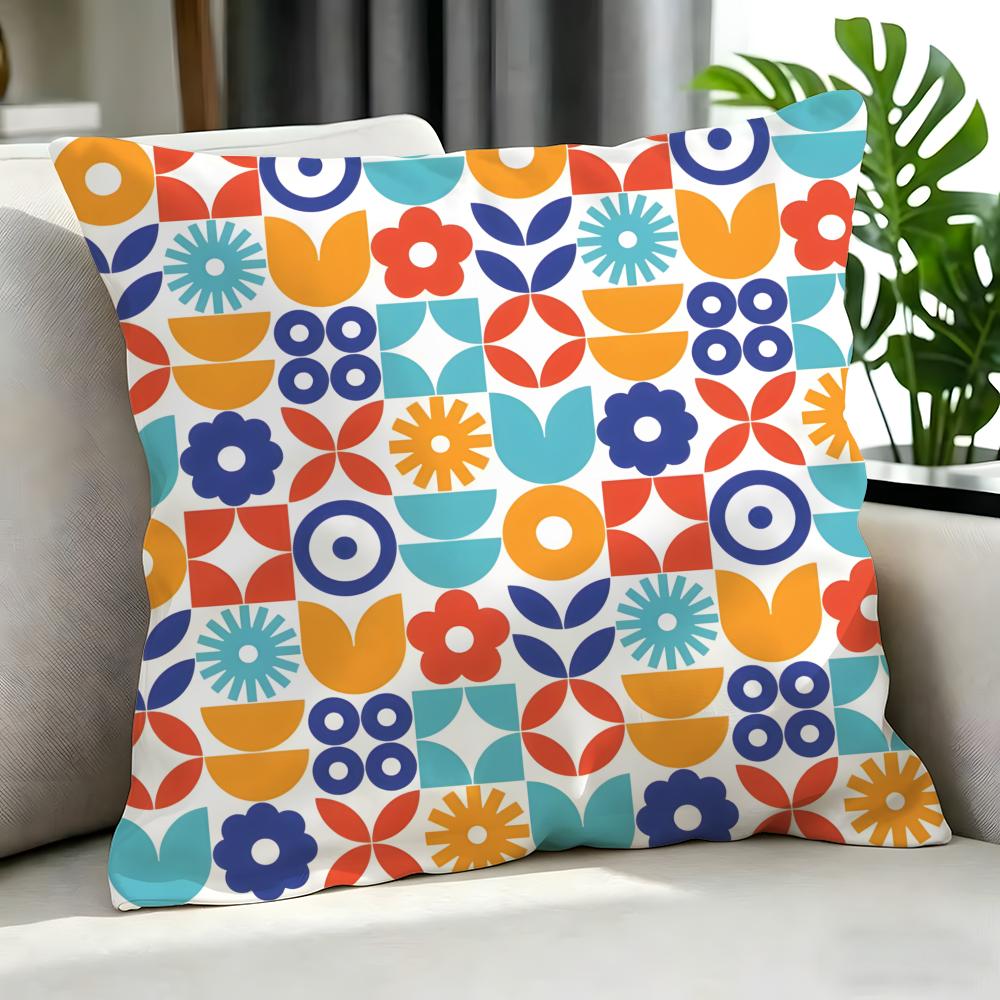 Art SScandinavian Floraled Cushion Cover Cushion Cover Set Pcs x x x Pillowcase Decorative Sofa Home Decor