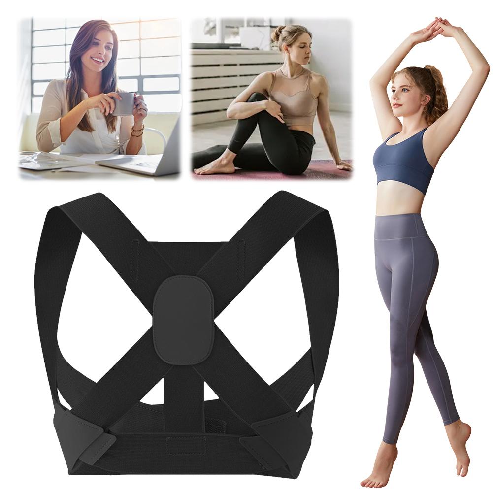 Women Back Posture Corrector Adjustable Upper Back Brace Shoulder Posture Brace Back Support for Indor Outdoor