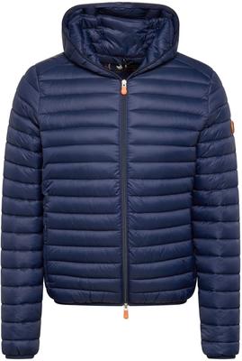 Winter Jacket Save The Duck Quilted Jacket Blue Black