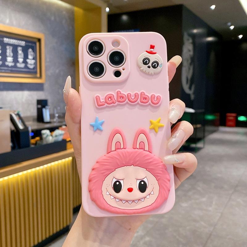 Applicable To IPhone17 Star Little Devil Labu Mobile Phone Case Apple 16Pro Cute Three-dimensional Creative Cartoon iPhone16
