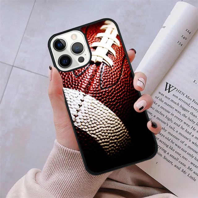 Rugby Ball phone Case Cover For iPhone 17 Air 16 15 14 Plus apple 16 11 12 13 Pro Max coque