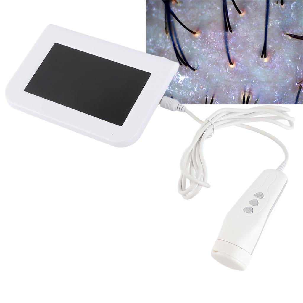 7inch Charging Type Scalp Hair Follicle Skin Hair Detector Analyser Machine 100‑240V
