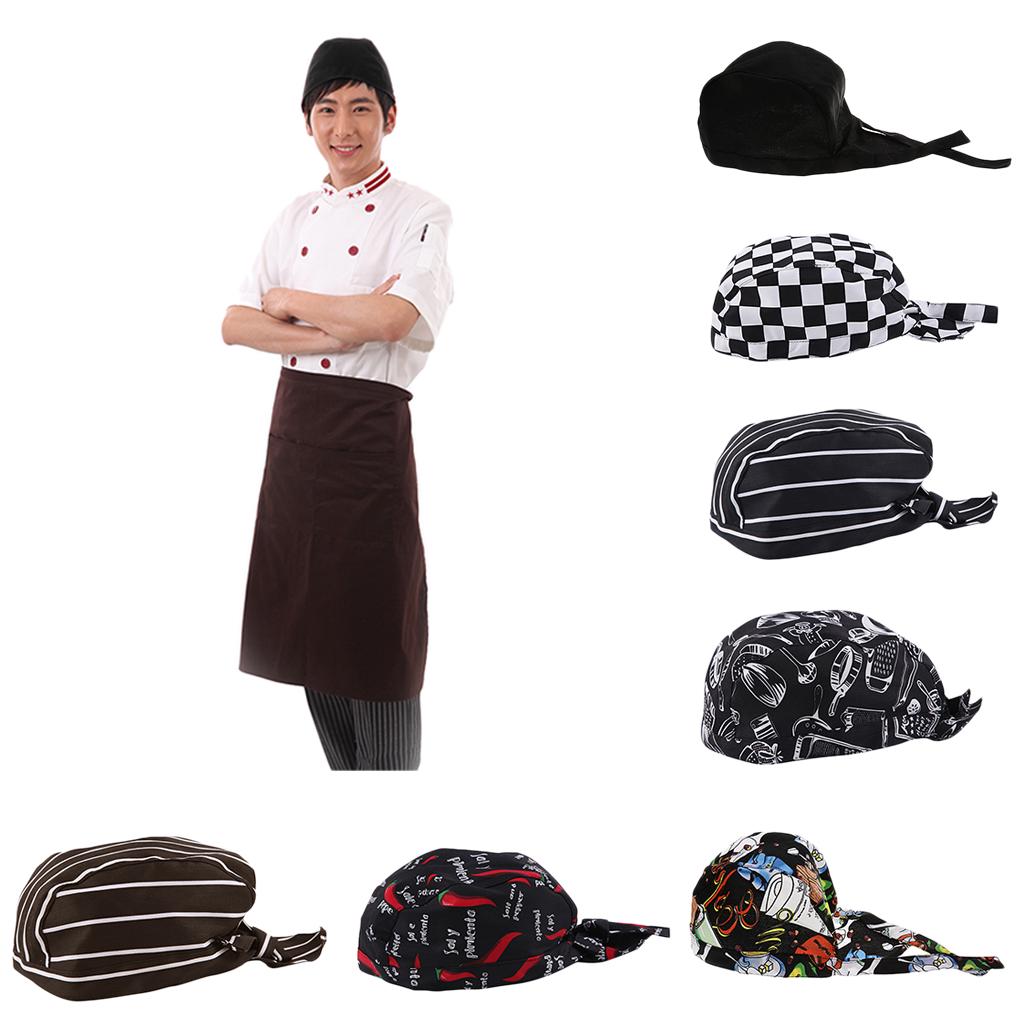 joyMerit 2 Stücke Unisex Catering Chef Headwrap Bandana Hut Kopf Tun Gebunden Caps joyMerit 2 Stücke Unisex Catering Chef Headwrap Bandana Hut Kopf Tun Gebunden Caps