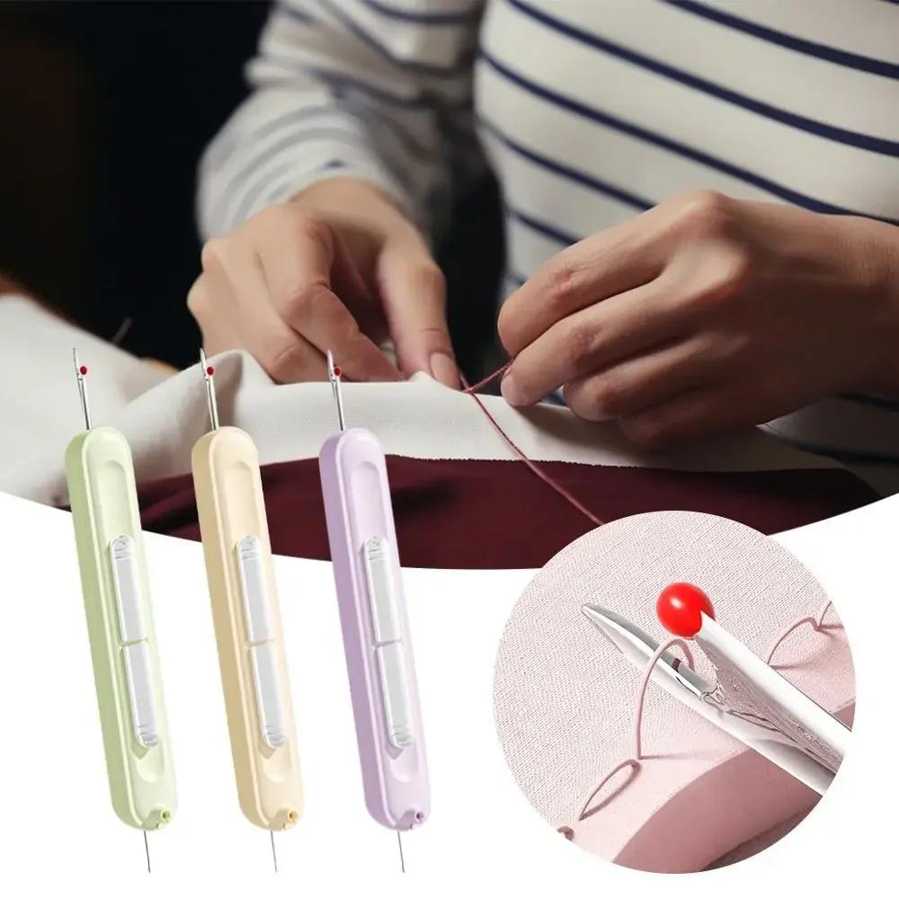 2in1 Needlework Threading Needle Threader Double Head Embroidery Cross Stitch Hand Sewing Special Tools DIY Sewing Accessories