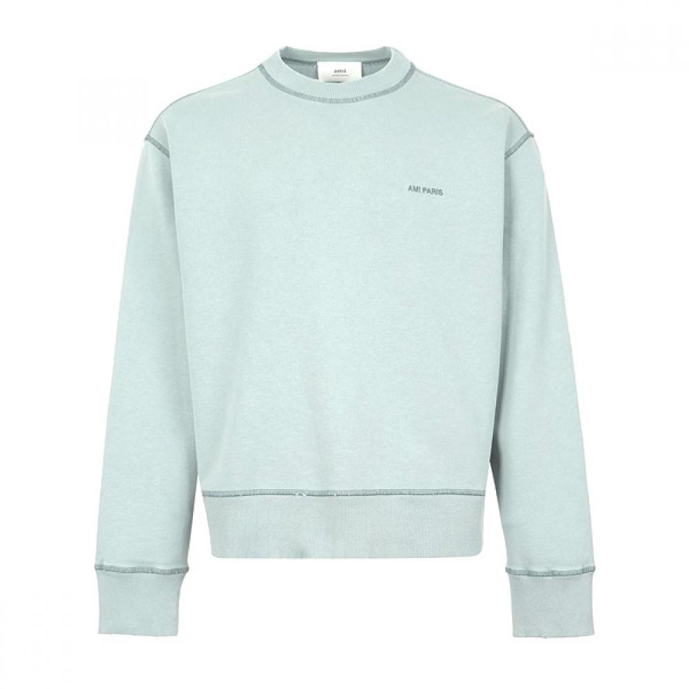 Ami Faded Out Unisex Sweatshirt Je0052 468 USW016 JE0052 468 (S)