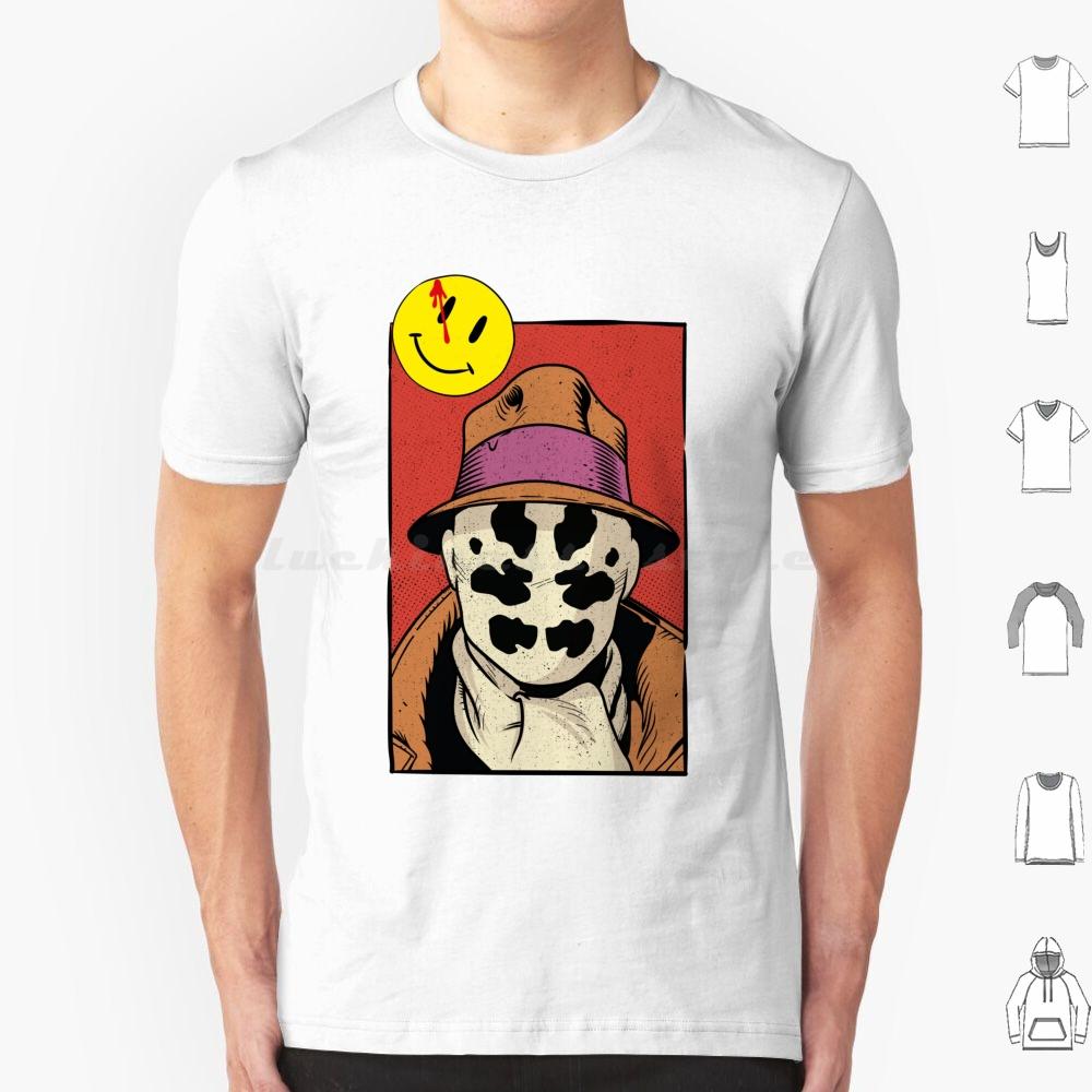 WatchmenRorschach T Shirt 6xl Cotton Cool Tee Rorschach Watchmen Comics Vintage Classic Retro Textured Comic Walter Joseph