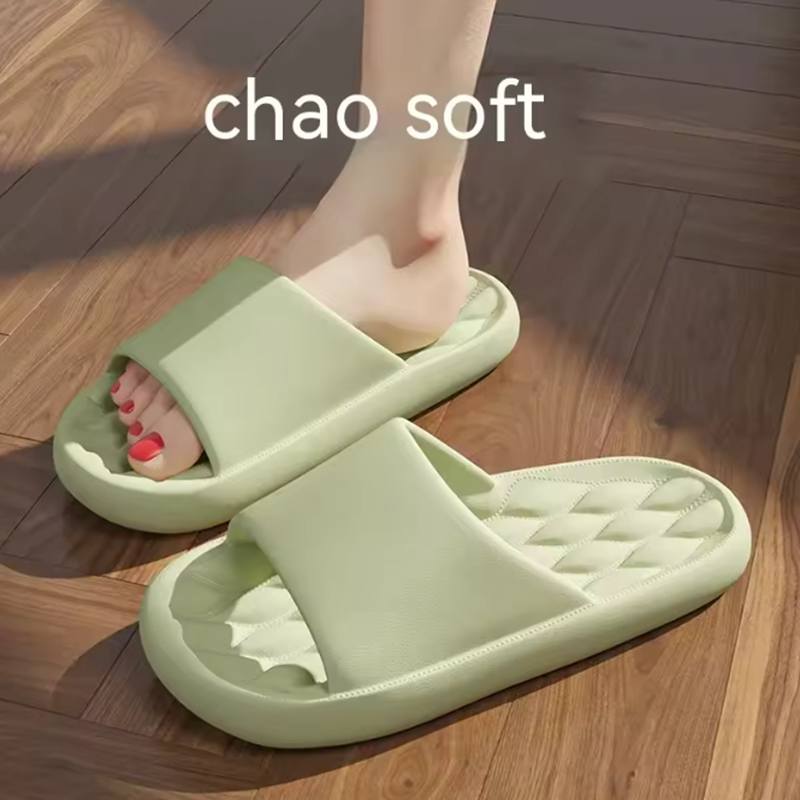 Ladies' Men's Slippers Cloud Thick Sole, Summer EVA Soft Slip-On Sandals for Indoor Bathroom Beach, Non-Slip Unisex Casual Shoes