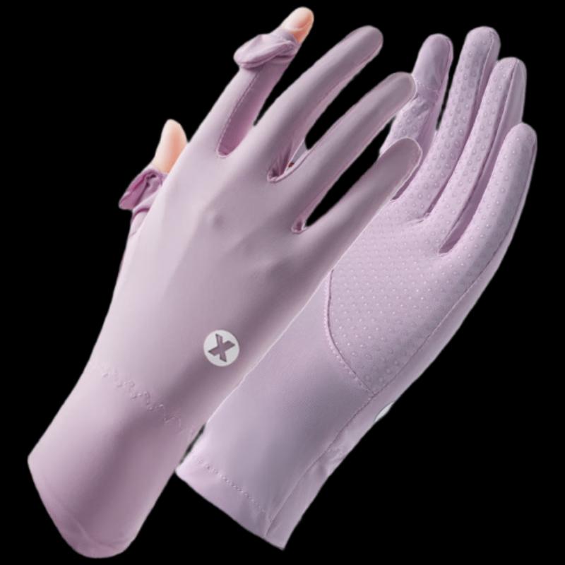 

Women s Ice Silk Driving & Outdoor Fingerless Touchscreen Gloves One Size