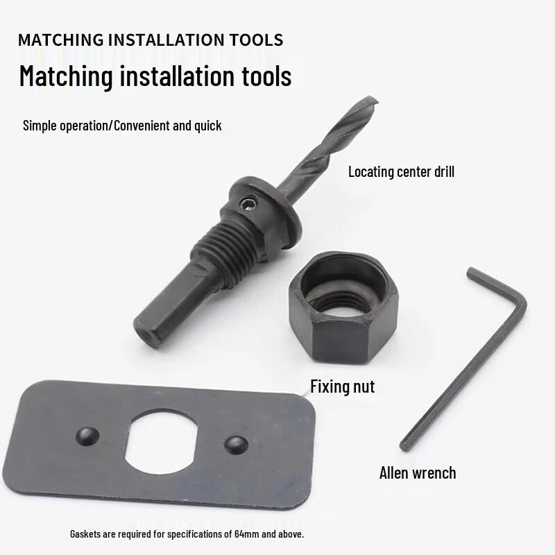 Industrial Grade Woodworking Hole Saw Set
