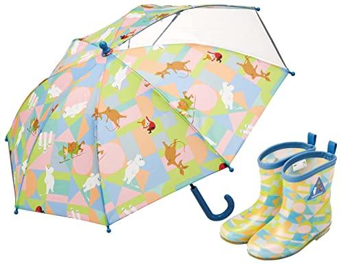 Skater Children's Rain Boots, Moomin Cartoon Design with Reflective Tape, 18cm, RIBT18-A