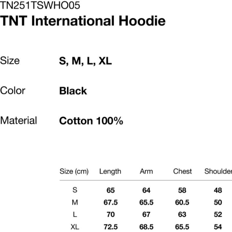 ThIs Is Never That TNT International Hoodie Schwarz