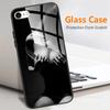 Phone Case For iPhone 7 8 SE 2020 Tempered Glass Case For iPhone7 8 SE2020 se 2020 se2020 A1778 A1660 A1779 Protective Cover Bag