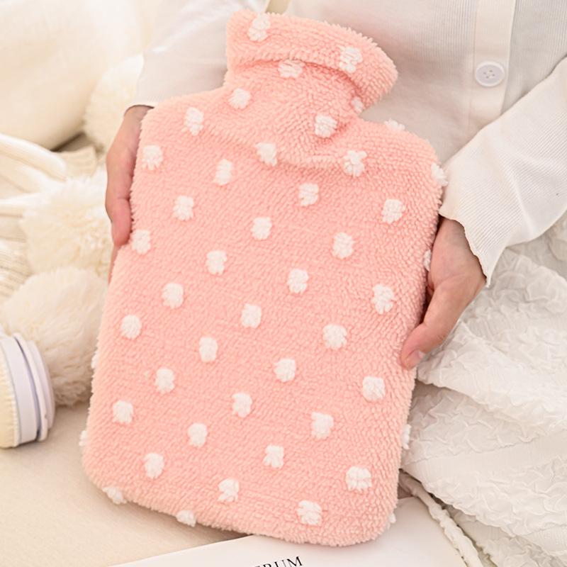 Winter Cartoon Hot Water Bottle - Thickened Plastic Warm Bag for Girls; Abdomen & Hand Warmer