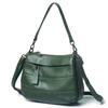 Genuine Leather Commuter Handbag with Multiple Compartments - Versatile Luxury Shoulder Crossbody Bag for Women with Dual Straps