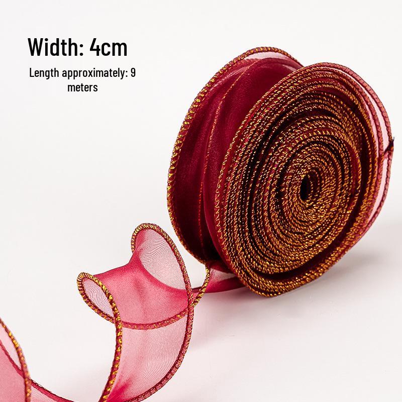 Elegant Fishtail Silk Ribbon for Cake and Bouquet Decoration