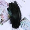 50pcs/pack Black Rooster Feathers Dyed Colorful Natural Pheasant Plumes 15-20cm/6-8 inch Costume Party Decor feathers for Craft