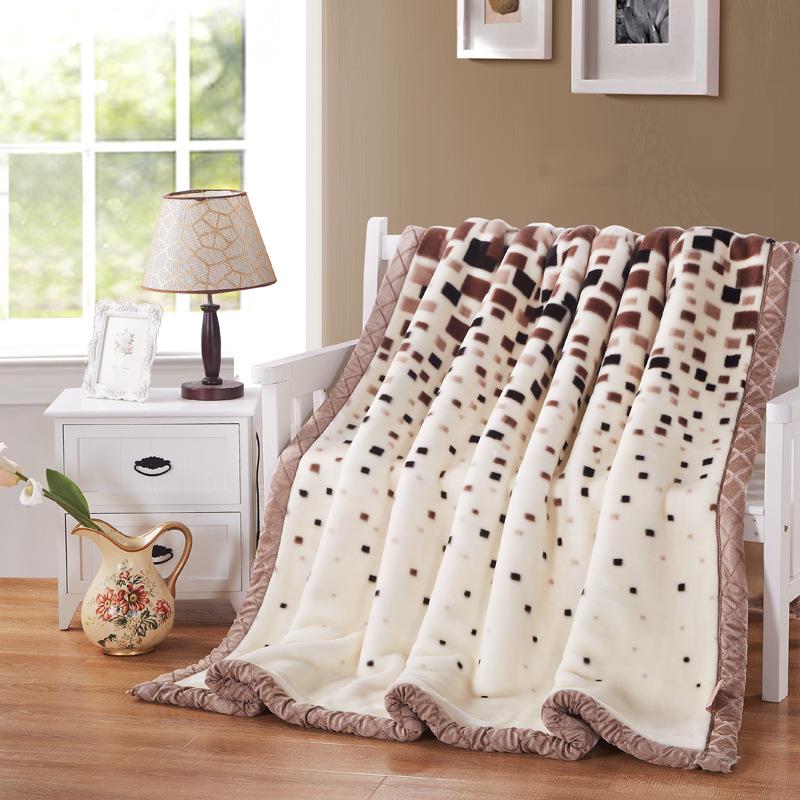 Double Layer Raschel Winter Blanket – Thick, Warm, and Perfect for Weddings or Naps
