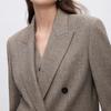 LANCY Wool Blend Double-Breasted Blazer