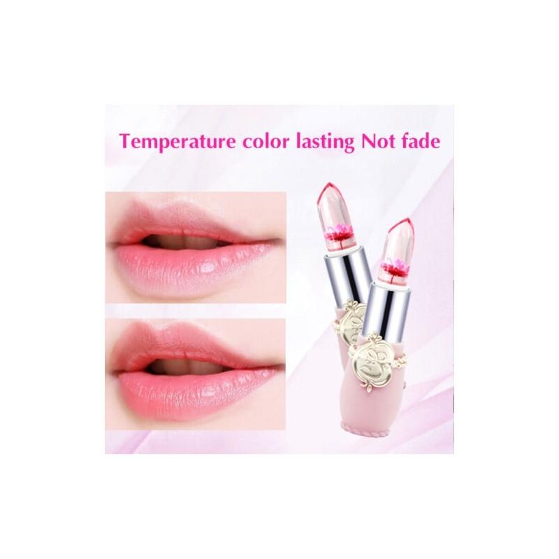 Premium Quality Flower Lipstick With Long-lasting Color-changing Magic Jelly Formula