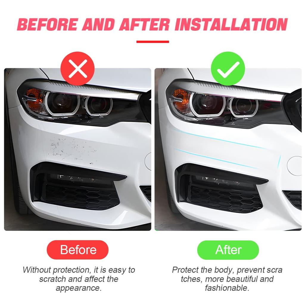 Transparent Car Door Entry Protector 5cm x 10m Anti-Collision Protective Film for Door Sill Rear Bumper Edge Guard Scratch-Resistant Flexible Tape
