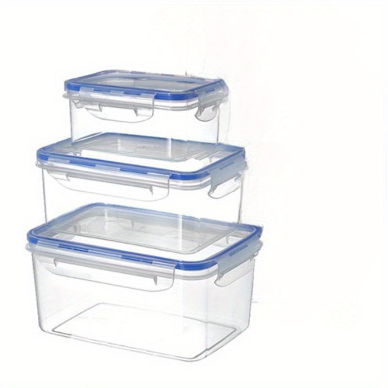 1 Set Large Capacity Airtight Food Storage Container - Reusable, Flip-Top Bread & Kitchen Organizer Box with PTFE Coating