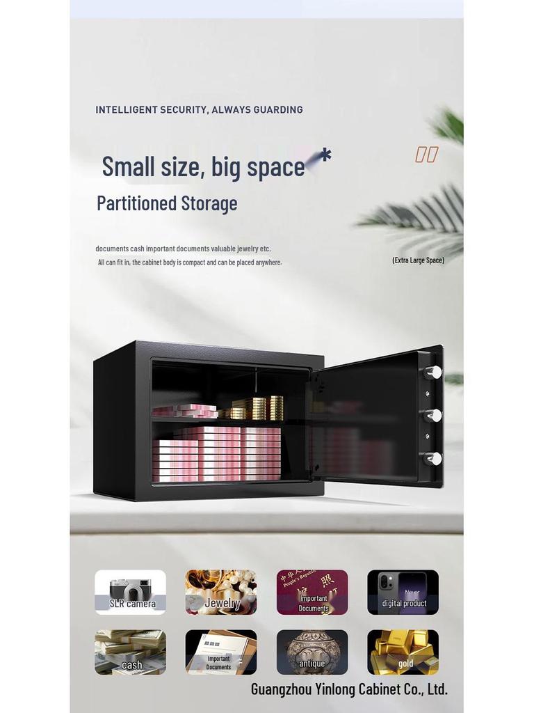 Compact In-Wall Mini Safe: Anti-Theft Password Protected for Home or Hotel Use