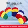 Sportarmband, Regenbogen-gestreifte Schweißbänder, Handgelenkstütze für Männer und Frauen, Fitnessstudio, Sportzubehör, atmungsaktive, elastische Handgelenkstütze