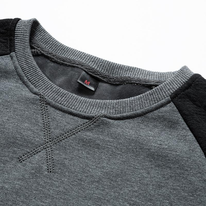 Autumn Suit Men's Casual Sports Fashion Trend Spring and Autumn Middle-aged and Young Sweatshirts Versatile Color Matching