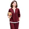 Fengxiao Women's Mid-Aged Two-Piece Sportswear Set
