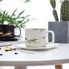 Marble Coffee Cup, Black and White Cup and Saucer Cup. High Quality Coffee Cup, Coffee Set,  Saucer Cup Mugs  Cups