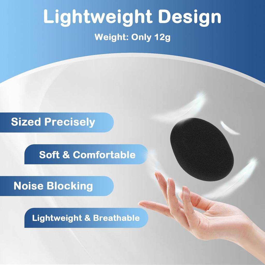 H800 Replacement Ear Pads, for Logitech, for H800, Soft Comfortable Headset Ear Cushions, Easy To Install, Lightweight Replacement Headphone Pads