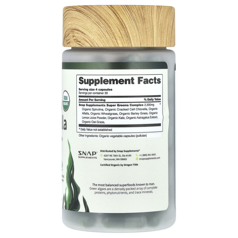 iHerb Spirulina & Chlorella Capsules 120 Count