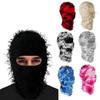 Balaklafa hat for men and women, funny acrylic knitted yarn head cover, outdoor skiing thermal mask