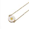 5Pcs/Lot Double Hole Alloy Enamel Flower Charms Pendants Jewelry Connectors for DIY Bracelet Earrings Necklace Jewelry Making