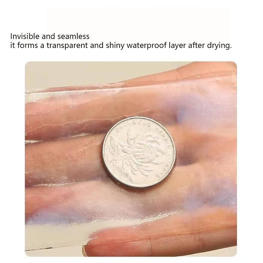 Transparenter Wasserdichter Dichtstoff Mehrzweck-Silikonkitte für Badezimmer Küche Dach Fenster Flexibel Schimmelresistent, Leckabdichtung