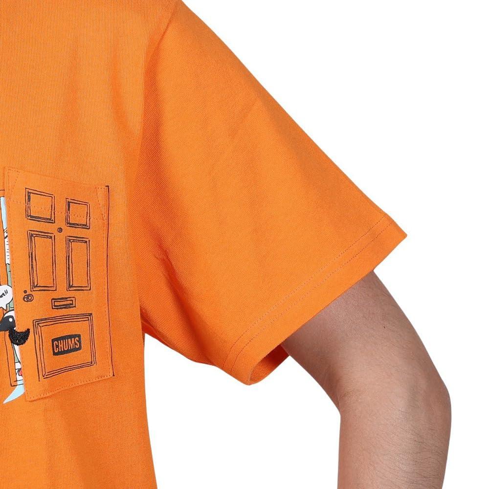 Go Outdoor Pocket Orange [Chums] T-Shirt T-Shirt Men's