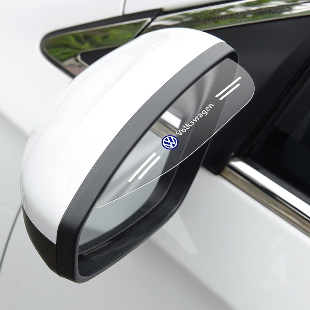2pcs/set Car Side Rear View Mirror Rain Eyebrow Visor For VW Jetta golf 8 Tiguan Beetle POLO CC EOS GTI R32 MK4 Auto Accessories zk3