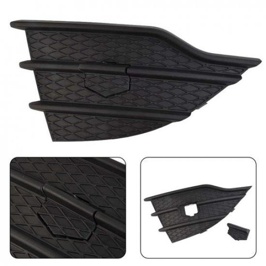 Bumper Cover Grille Fog Light Cover Front Right Parts Plastic Replacement