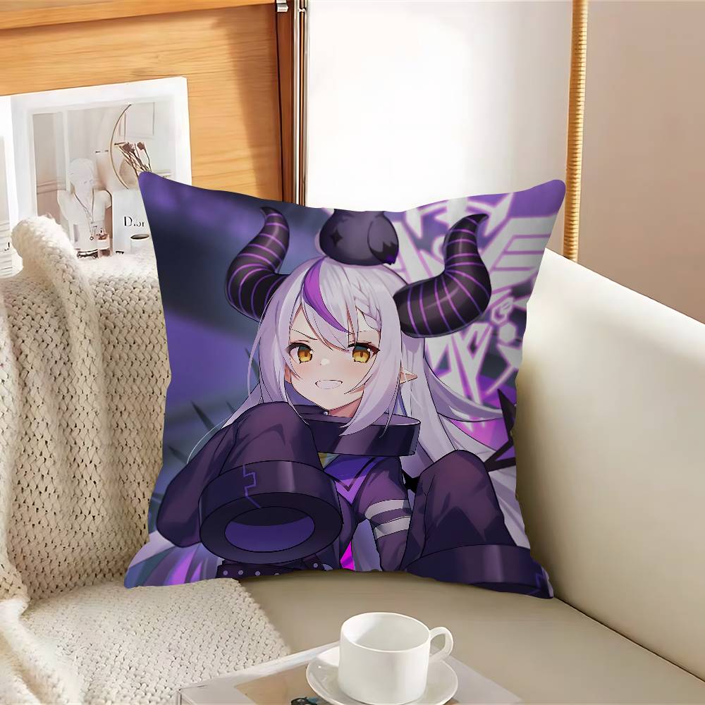 

Hololive L-a D-Darknesss Наволочка Съемный Моющийся Чехол для Подушки – Всесезонный Мягкий Лен 12x12Inch