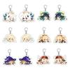 Kawaii Cute Anime Characters Peripheral Acrylic Keychain Ornaments Cartoon Girls Boys Creative Accessories Jewelry Ornaments Toy