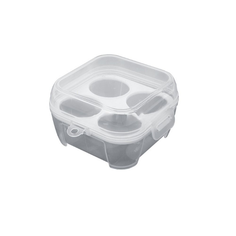 Transparent Egg Storage Box Safety Egg Tray 3/4/8 Grid Picnic Eggs Box  Egg Container