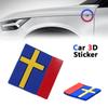 Auto 3D Schweden Flagge Dekoration Emblem Aufkleber Auto Innenraum Spalt Tür Kofferraum Frontgrill Abzeichen Aufkleber für XC40 XC60 XC90 S60 S90 V40 V90
